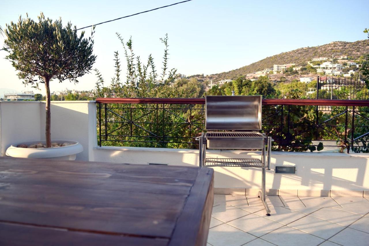 Luxury Seaview Apartment By The Sea Saronida Εξωτερικό φωτογραφία